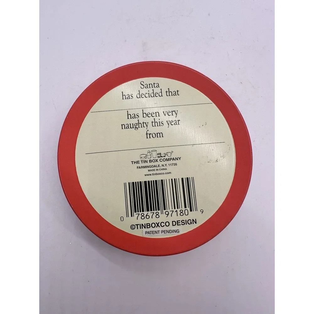 A Lump of Coal Tin Naughty Gift Gag Christmas Santa Tin‎ Box Company